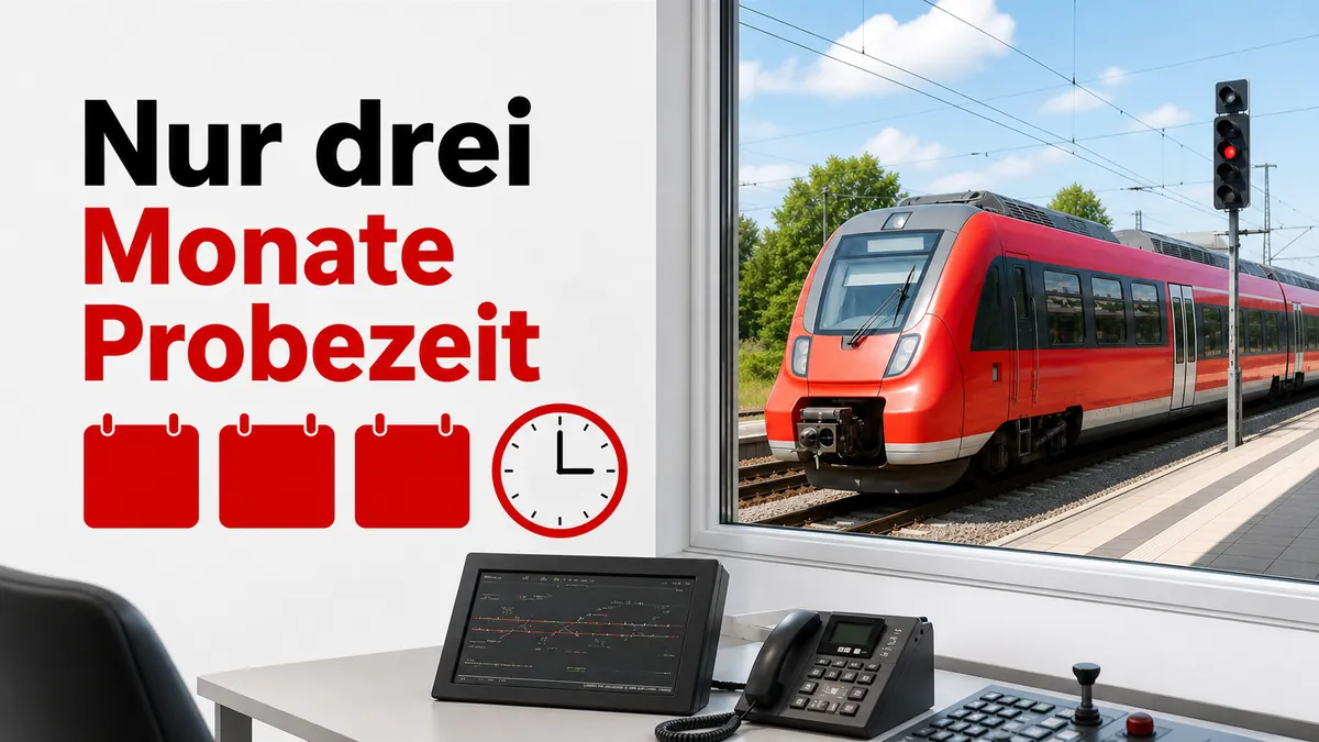 KI-generiertes Bild: Nur drei Monate Probezeit
